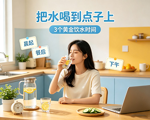 喝水也挑时辰？牢记“3个黄金饮水点”，给身体做个免费的“内部SPA”